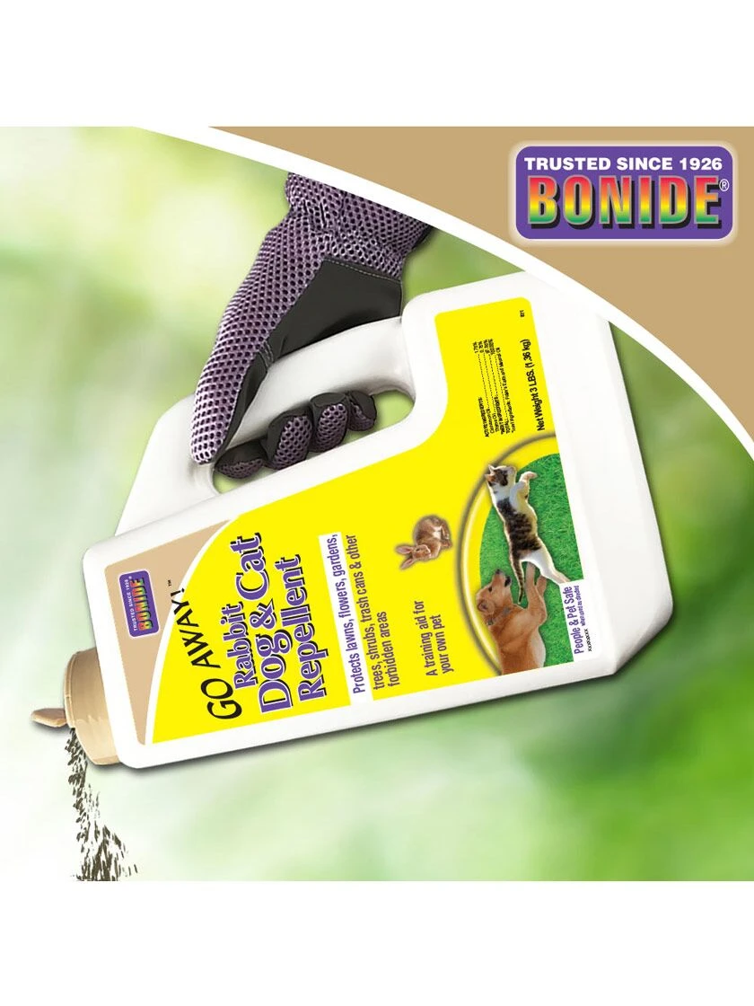 Bonide® Go Away™ Rabbit, Dog & Cat Repellent Granules - Image 2