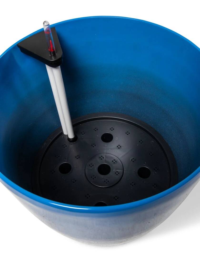 Viva Round Self-Watering Rolling Planter, 20" Diameter, Set Of 2 - Image 10