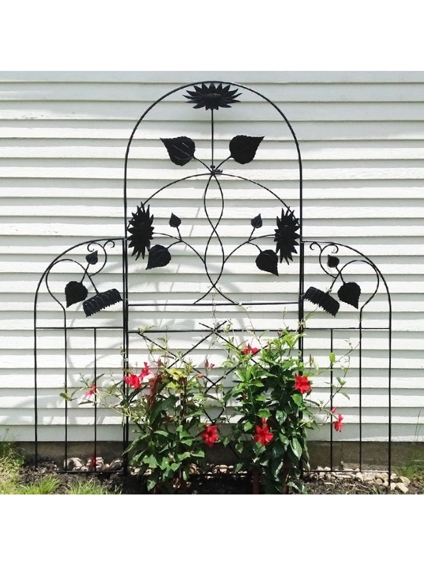 Achla Designs Sunflower Trellis Side Panels, Set Of 2 - Image 2