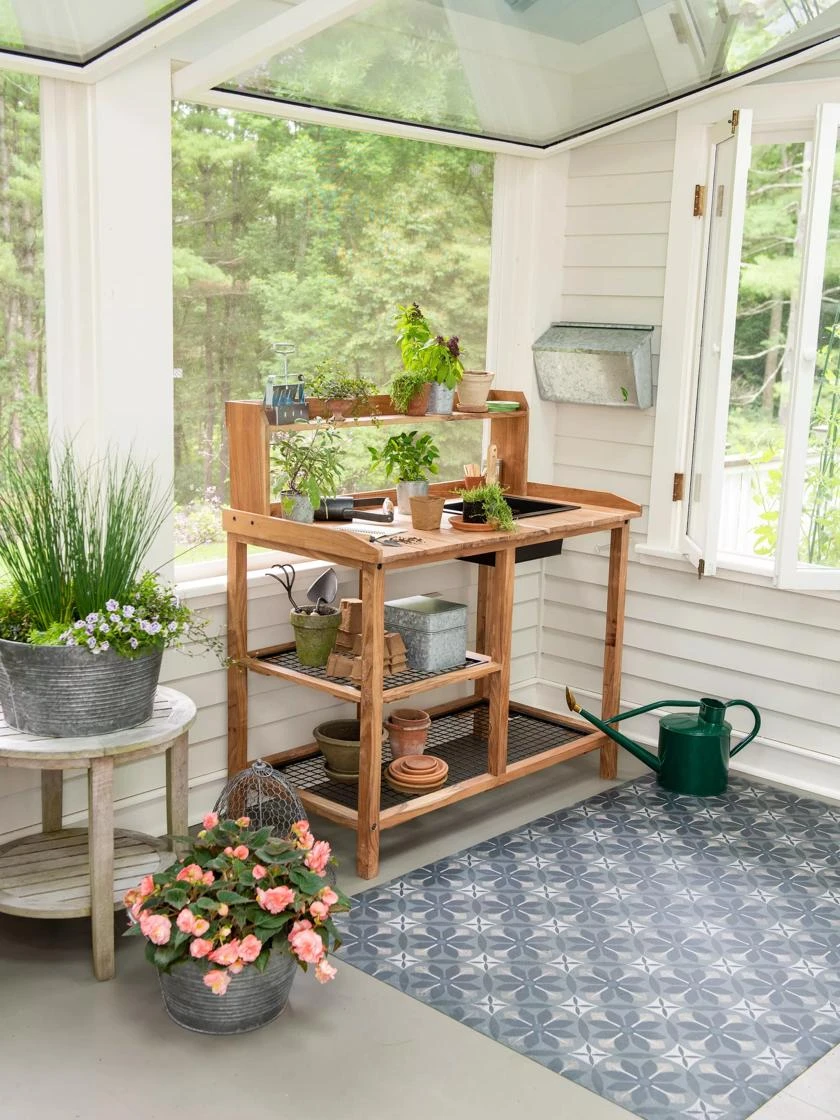 Galvanized Garden Tool Storage Box - Image 7