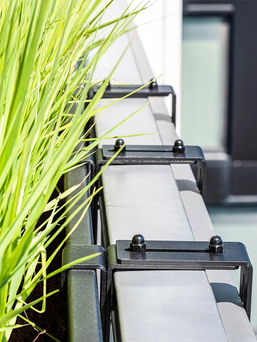 Veradek Metallic Series Railing Planters - Image 3