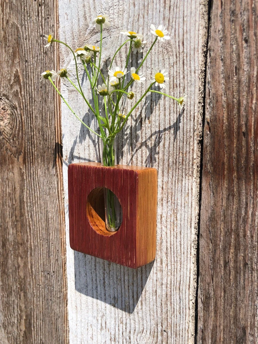 Wine Barrel Counter Top Vase Or Propagation Station - Image 6